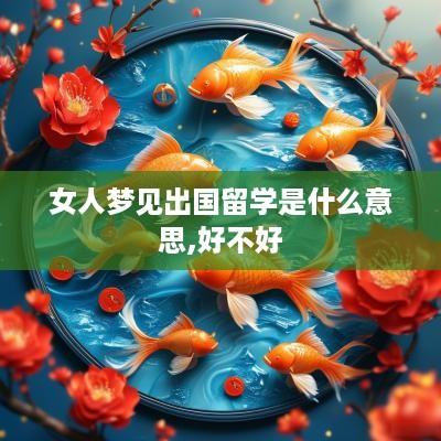 女人梦见出国留学是什么意思,好不好