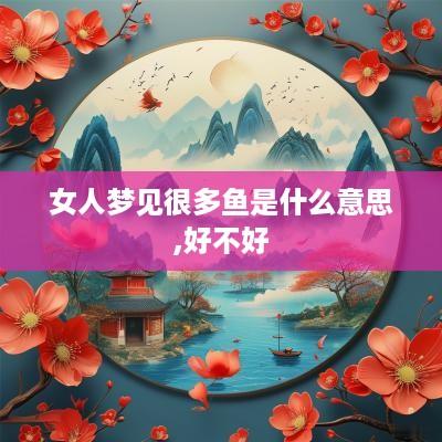 女人梦见很多鱼是什么意思,好不好