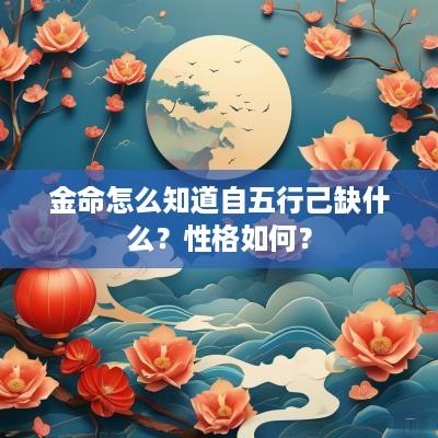 金命怎么知道自五行己缺什么？性格如何？