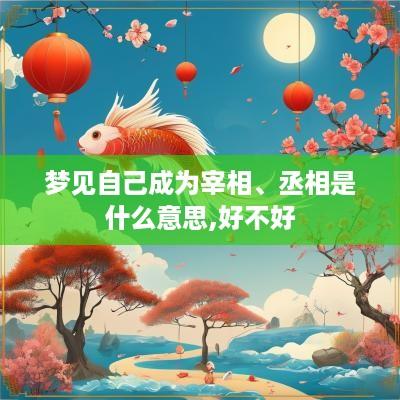 梦见自己成为宰相、丞相是什么意思,好不好