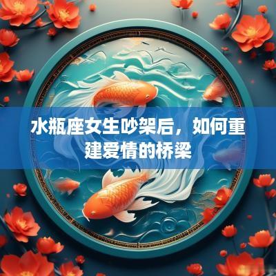 水瓶座女生吵架后，如何重建爱情的桥梁