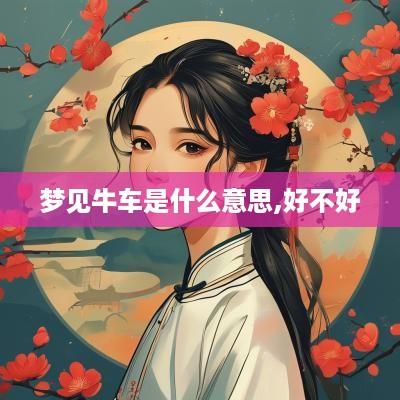 梦见牛车是什么意思,好不好