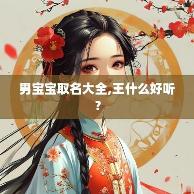 男宝宝取名大全,王什么好听？