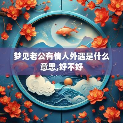 梦见老公有情人外遇是什么意思,好不好