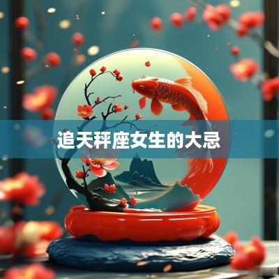 追天秤座女生的大忌