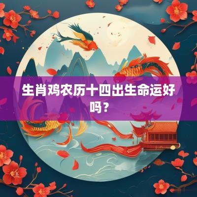 生肖鸡农历十四出生命运好吗？