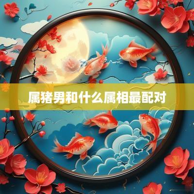 属猪男和什么属相最配对