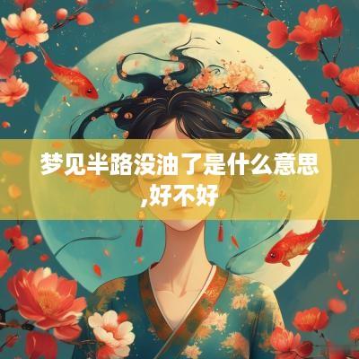 梦见半路没油了是什么意思,好不好