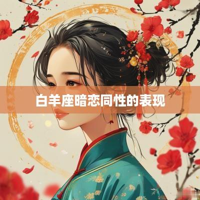 白羊座暗恋同性的表现