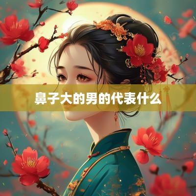 鼻子大的男的代表什么
