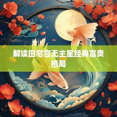 解读田宅宫无主星经典富贵格局