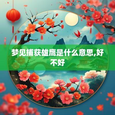 梦见捕获雄鹰是什么意思,好不好