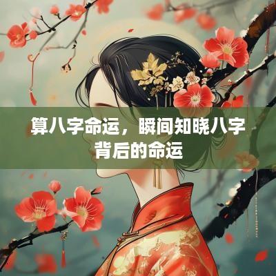 算八字命运，瞬间知晓八字背后的命运