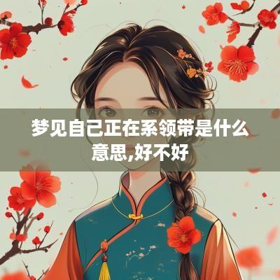 梦见自己正在系领带是什么意思,好不好