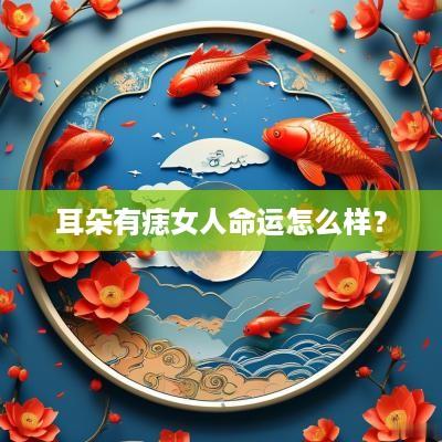 耳朵有痣女人命运怎么样？