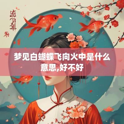 梦见白蝴蝶飞向火中是什么意思,好不好