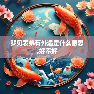 梦见表弟有外遇是什么意思,好不好