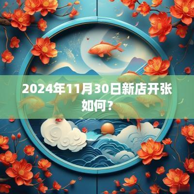 2025年11月30日新店开张如何？