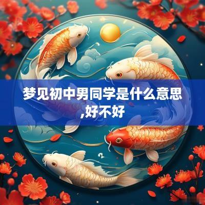 梦见初中男同学是什么意思,好不好