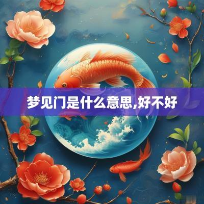 梦见门是什么意思,好不好