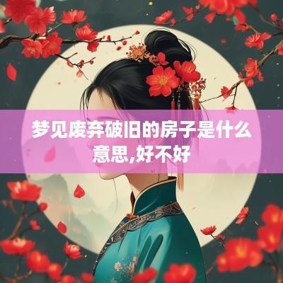 梦见废弃破旧的房子是什么意思,好不好