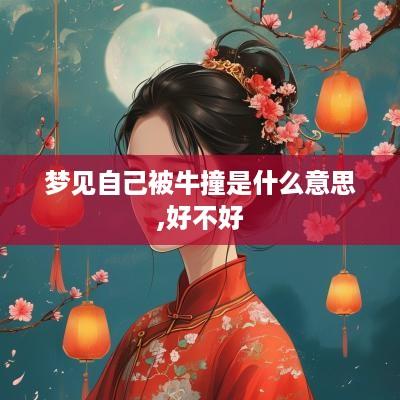 梦见自己被牛撞是什么意思,好不好