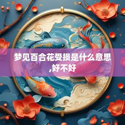 梦见百合花受损是什么意思,好不好