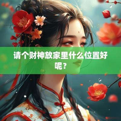 请个财神放家里什么位置好呢？