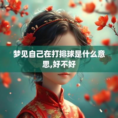 梦见自己在打排球是什么意思,好不好