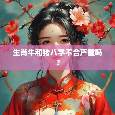 生肖牛和猪八字不合严重吗？