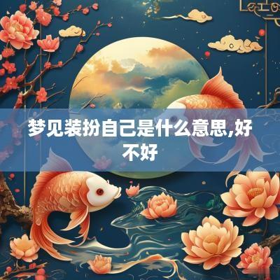 梦见装扮自己是什么意思,好不好