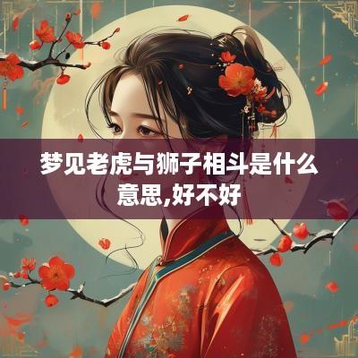 梦见老虎与狮子相斗是什么意思,好不好