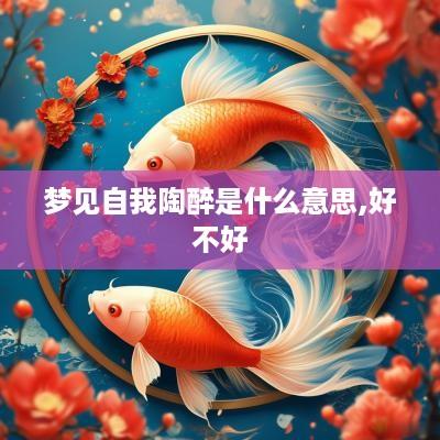 梦见自我陶醉是什么意思,好不好