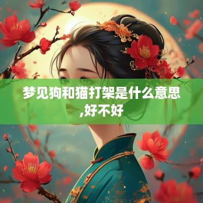 梦见狗和猫打架是什么意思,好不好