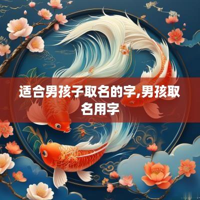 适合男孩子取名的字,男孩取名用字