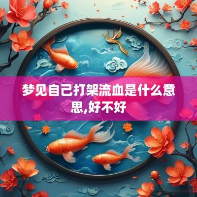 梦见自己打架流血是什么意思,好不好