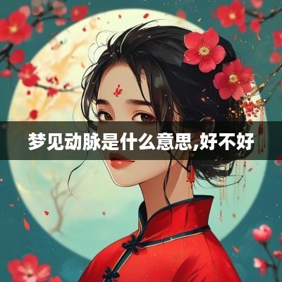梦见动脉是什么意思,好不好