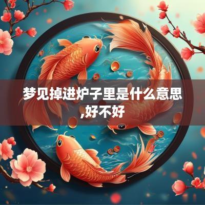 梦见掉进炉子里是什么意思,好不好