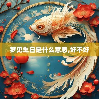 梦见生日是什么意思,好不好