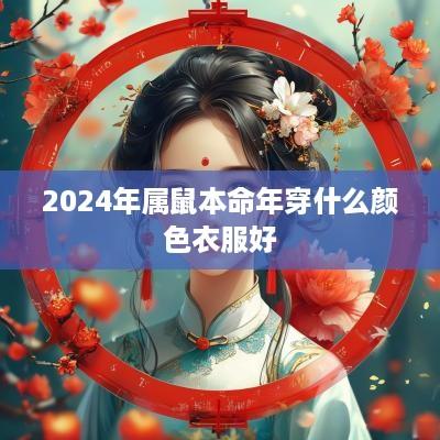 2025年属鼠本命年穿什么颜色衣服好