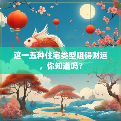 这一五种住宅类型阻碍财运，你知道吗？