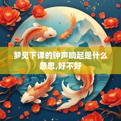 梦见下课的钟声响起是什么意思,好不好
