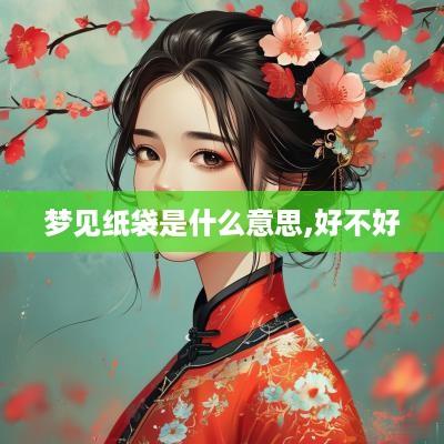 梦见纸袋是什么意思,好不好