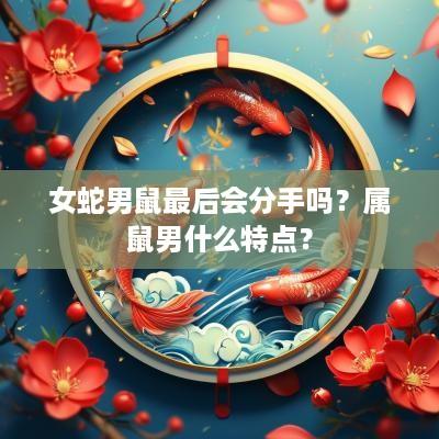 女蛇男鼠最后会分手吗？属鼠男什么特点？