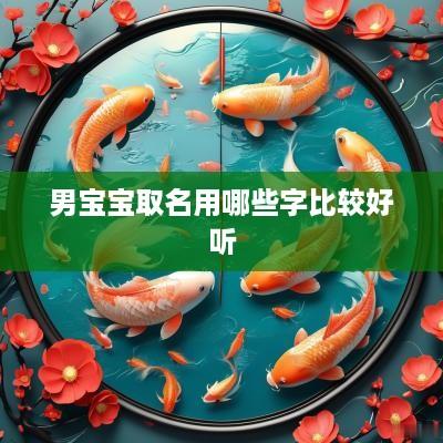 男宝宝取名用哪些字比较好听