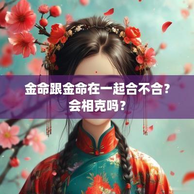 金命跟金命在一起合不合？会相克吗？