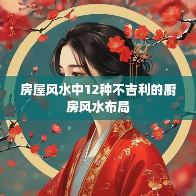 房屋风水中12种不吉利的厨房风水布局