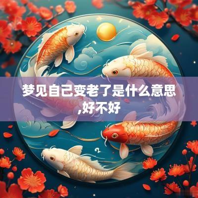 梦见自己变老了是什么意思,好不好