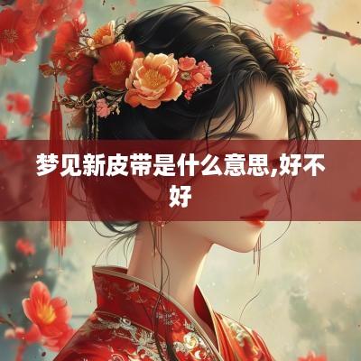梦见新皮带是什么意思,好不好