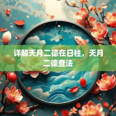 详解天月二德在日柱，天月二德查法